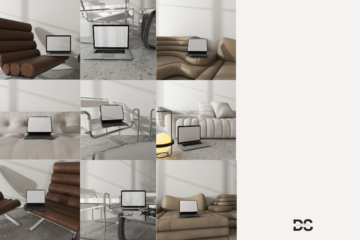58 BUNDLE PSD DEVICE MOCKUP, a Mac Mockup by DSTUDIO888 (Photo 4 of 7)