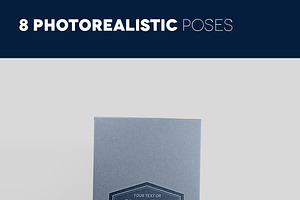 Letterpress Logo On Box - 8 Mockups