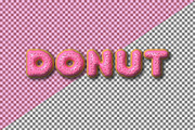 Donut Text Effect, a Layer Style Add-On by Artnivora.Std (Thumbnail 2 of 4)