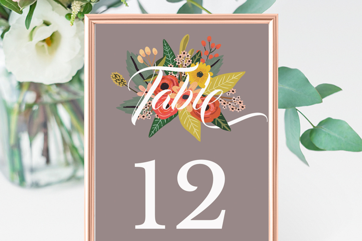 In Between the Blooms Invitations, an Invitation Template by Inkpower (Photo 6 of 7)