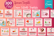 300 Skincare Beauty - Canva Editable, a Social Media Template by Viral Content Design (Thumbnail 4 of 10)