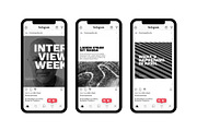Striking B&W Instagram Post Template, a Social Media Template by PresentationDesignStudio (Thumbnail 4 of 12)