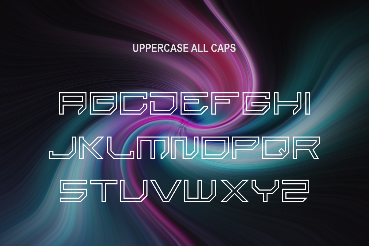 ProgbeLine, a Font by puji_hartono (Photo 3 of 5)