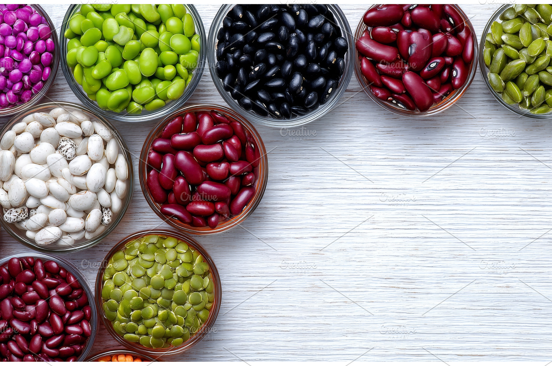 Beans, legumes, and green sprouts, a Food & Drink Photo by ZinetroN