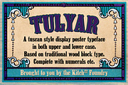 Tulyar Woodblock Font, a Font by Kitch22 Foundry (Thumbnail 2 of 3)