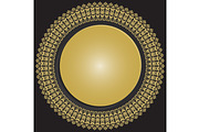 Winter Vector Round Frame With, an Illustration by FineArtStudio (Thumbnail 1 of 3)
