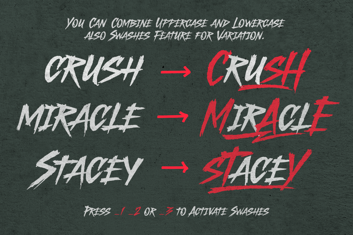 Mornsey Creepy Scratch Font, a Handwritten Font by Letterhend Studio (Photo 2 of 9)