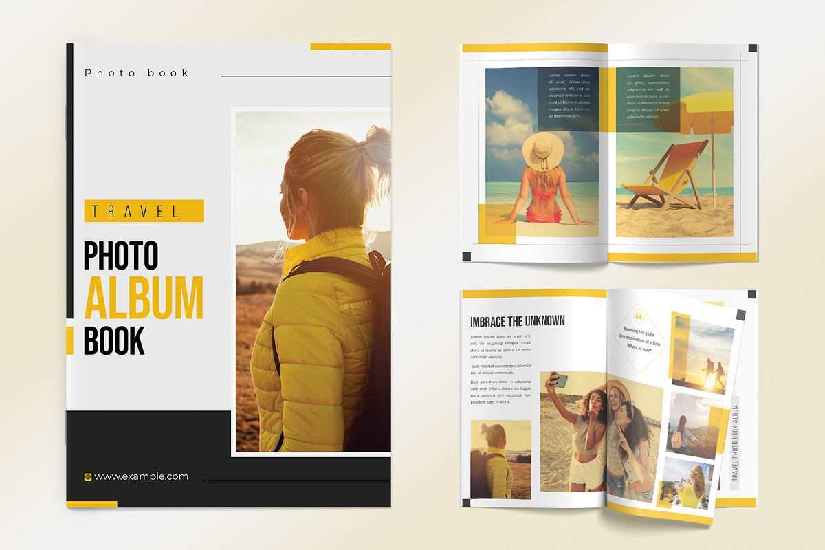 Travel Photo Album Book, a Brochure Template by graphypix (Photo 1 of 8)