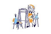 Creative kid activities, hobbies set, a Person Illustration by PaperTrident (Thumbnail 7 of 9)
