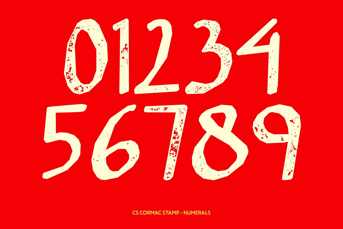 CS Cormac Stamp, a Sans Serif Font by Craft Supply Co. (Photo 6 of 8)