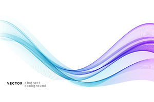 Vector blue color abstract wave, a Texture Graphic by Marinstri
