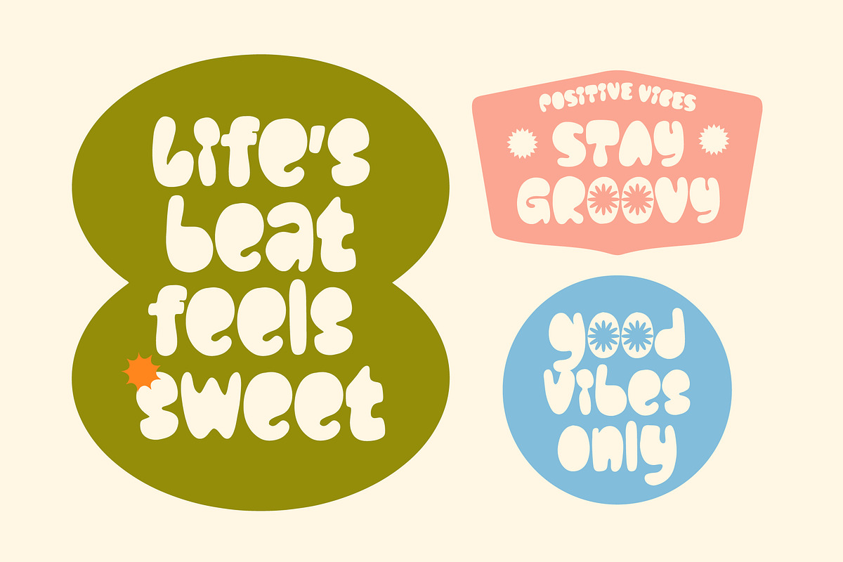 Funky Things, a Sans Serif Font by Rahagita Studio (Photo 4 of 9)