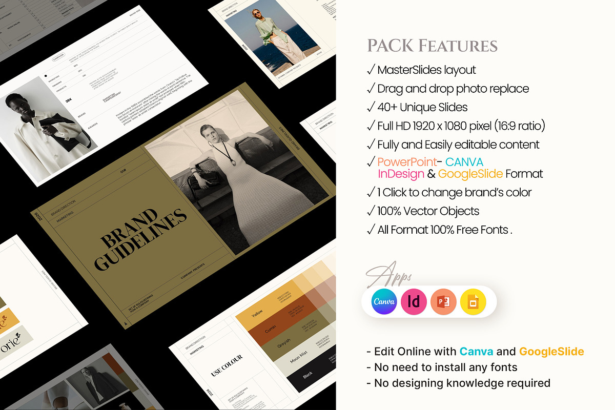 Brand Guidelines Template, a Presentation Template by Studio Industry (Photo 2 of 10)