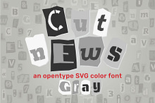 Cut News gray color font