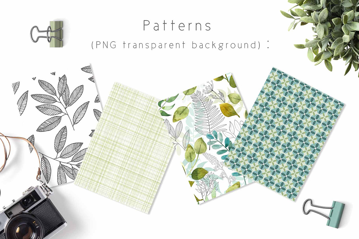 Fresh buttercups frames and patterns, a Decorative Illustration by marie dricot (Photo 7 of 12)