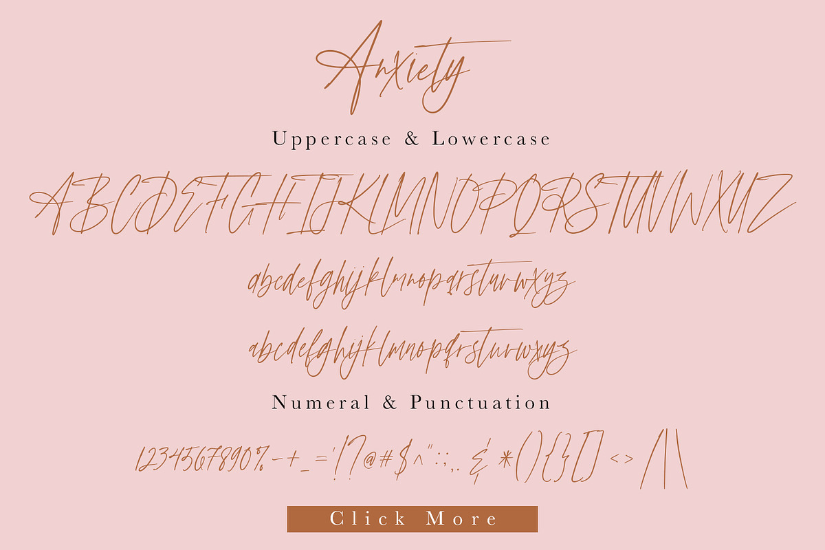 Anxiety - Signature Font, a Script Font by Megi Satyo Widodo