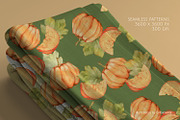 Seamless Pumpkin Pattern Set, a Pattern Graphic by Gribanessa (Thumbnail 3 of 5)