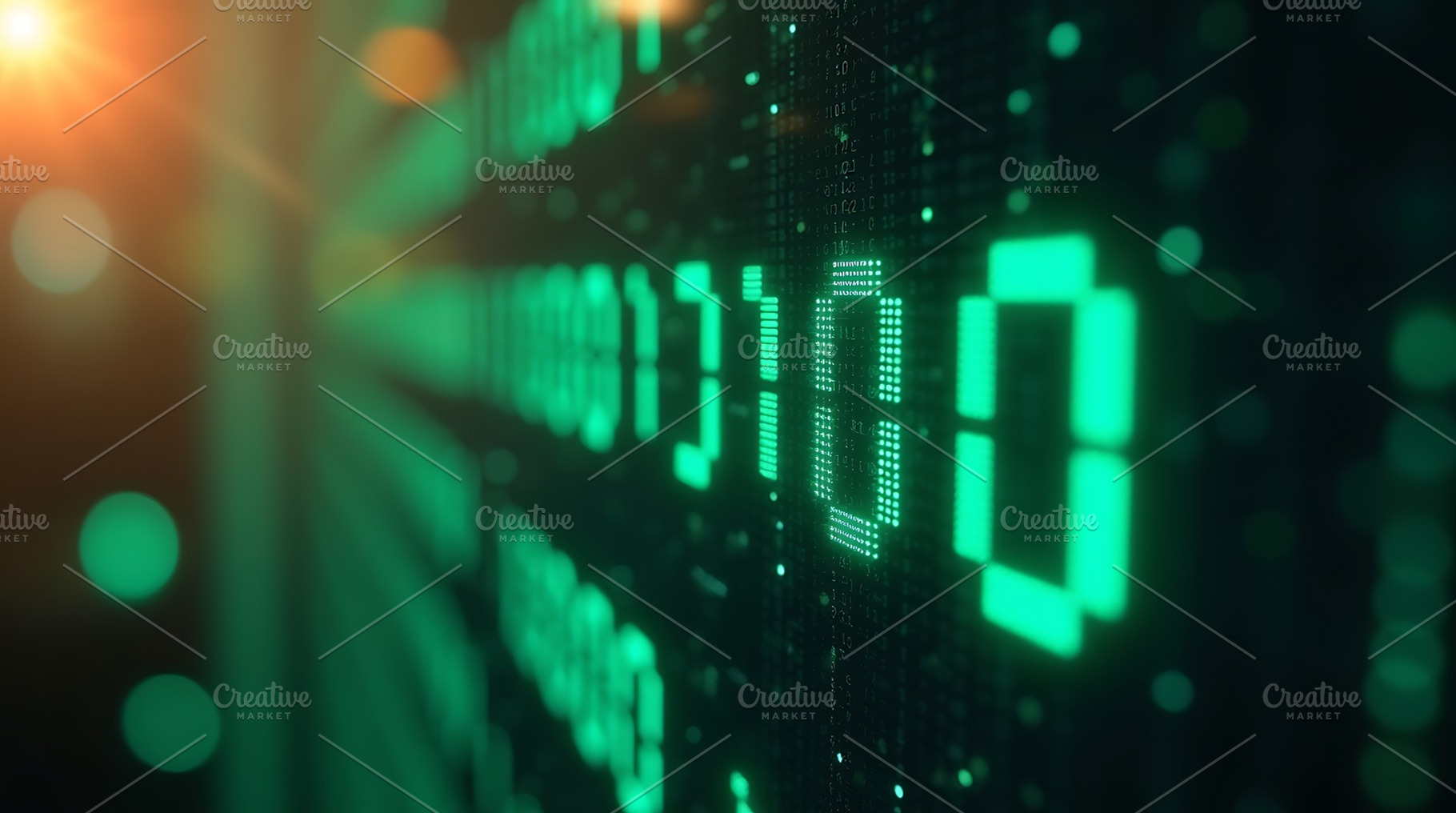 Digital binary code background, a Technology Photo by Artonix