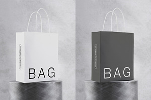 Paper Bag Mockup PSD