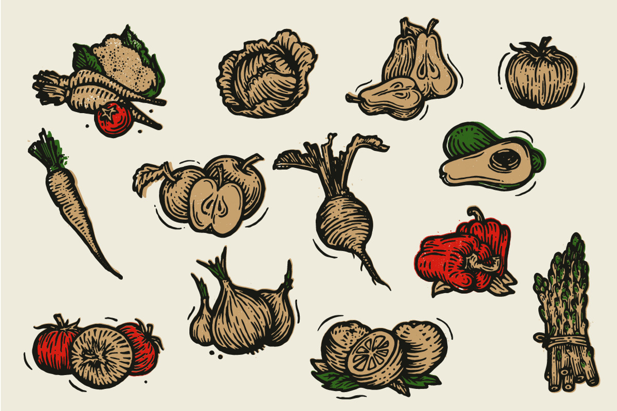 Hand Sketched Vegetables vector, an Illustration by verywell (Photo 2 of 3)