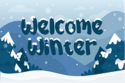 Cold Cabin Snow Overlay Font, a Script Font by Helotype (Thumbnail 5 of 6)