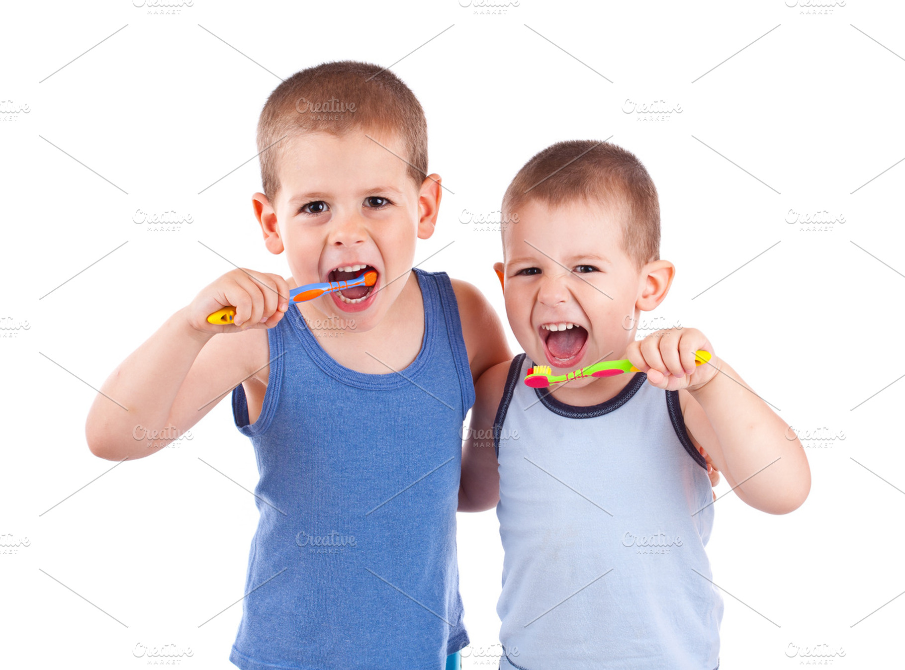 Boys brushing his teeth stock photo containing little boys and child