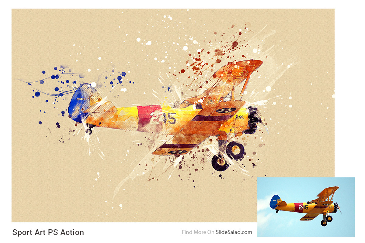 Sport Modern Art Photoshop Action, an Action Add-On by SlideSalad (Photo 16 of 21)