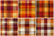 Orange Seamless Tartan Plaid Pattern, a Texture Graphic by CitraGraphics (Thumbnail 2 of 7)