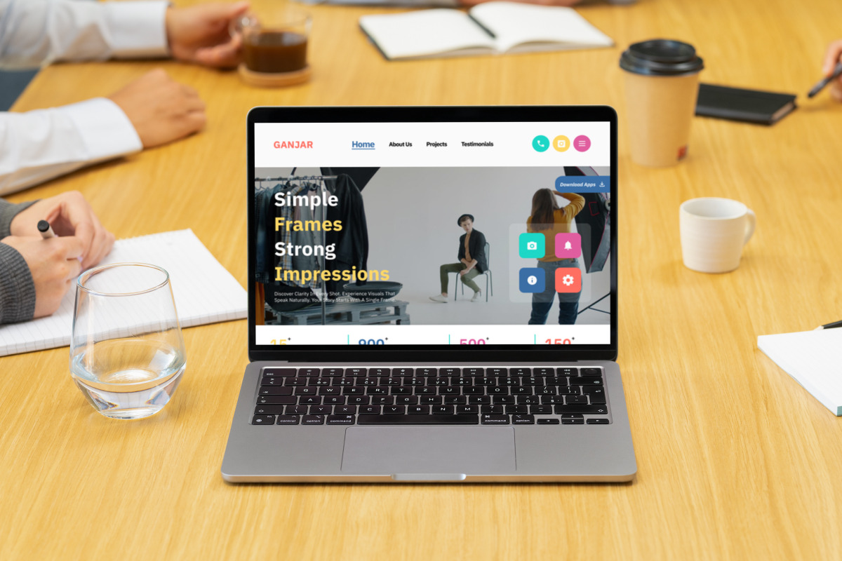 Ganjar Creative Studio Portfolio Lan, a Landing Page Template by productype1 (Photo 4 of 5)