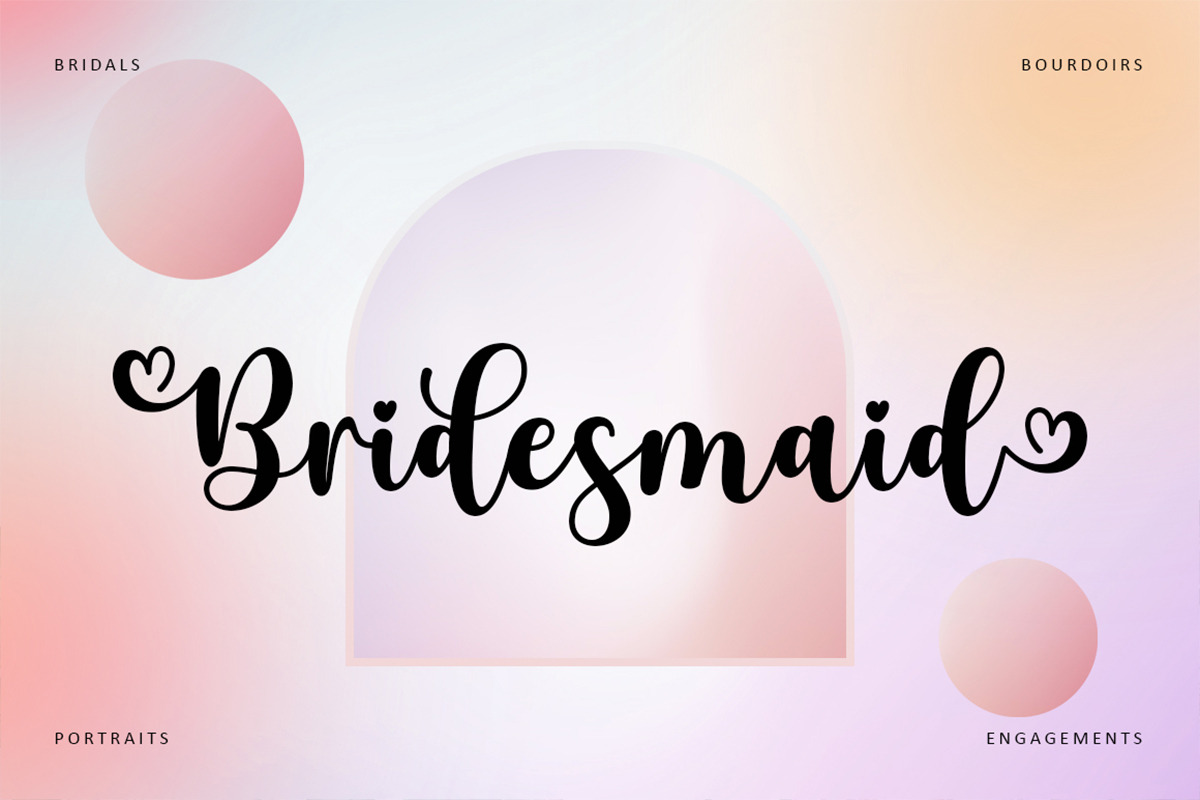 Bastrid Script, a Script Font by Attract Studio (Photo 2 of 10)