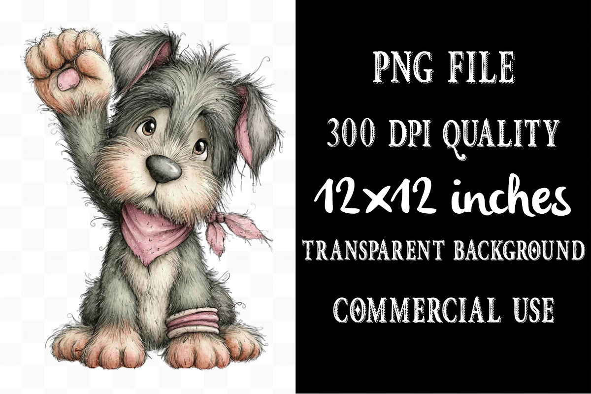 Black History Month Dog Clipart, an Illustration by Designking (Photo 4 of 5)