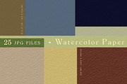 Watercolor Paper, a Texture Graphic by Suna Kosem (Thumbnail 2 of 9)