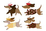 Cute French Dachshund, an Object Graphic by the_myro (Thumbnail 2 of 6)
