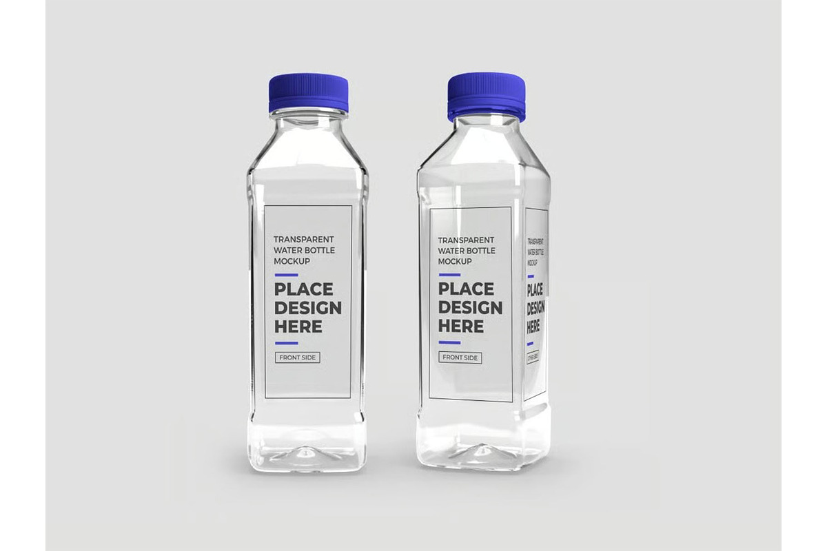 Plastic Bottle Mockup Template Set, a Household Mockup by DesignRushMarket (Photo 8 of 11)