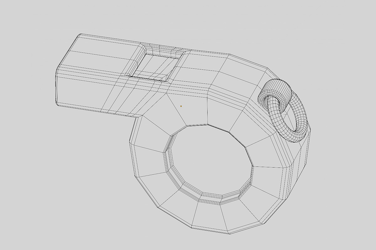 Whistle 3d model, an Object 3D Model by fahad121 (Photo 7 of 7)