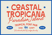 Coastal Tropicana Casual Font Duo, a Handwritten Font by Sixtype (Thumbnail 1 of 10)