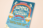 Summer Music Festival Flyer, a Flyer Template by megarez (Thumbnail 2 of 3)