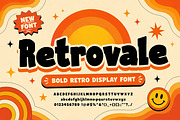 Retrovale, a Slab Serif Font by Wow Magic (Thumbnail 1 of 4)