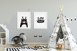 Scandinavian Animals Prints, Pattern