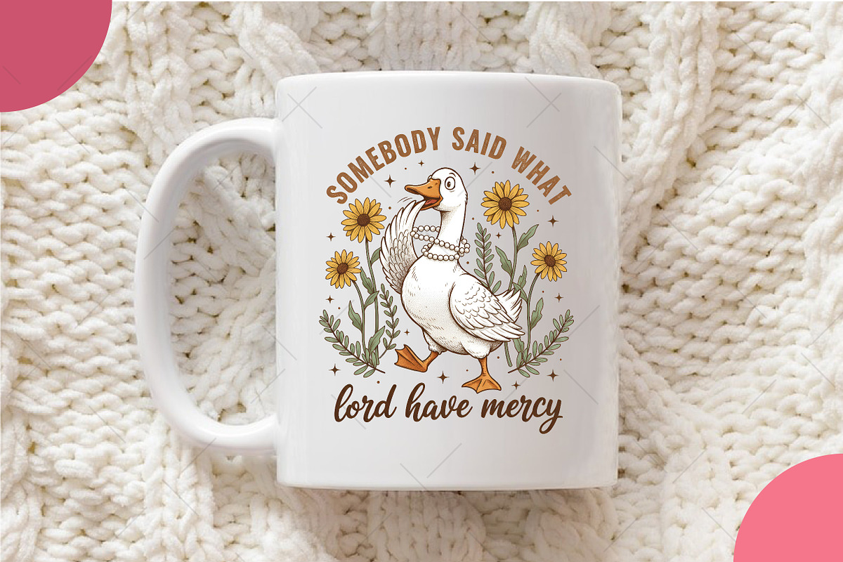Spring Silly Goose Sublimation Png, an Illustration by OK Design (Photo 3 of 6)
