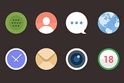 Flat System Icon Set, an Icon by Ocean's GUI Studio (Thumbnail 1 of 4)