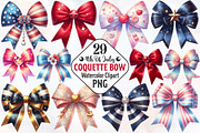 4th Of July Coquette Bow Sublimation, a Seasonal Illustration by RobertsArt (Thumbnail 1 of 7)