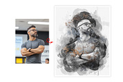 Mixed Art Watercolor Effect Template, an Action Add-On by MRI STUDIO (Thumbnail 9 of 24)