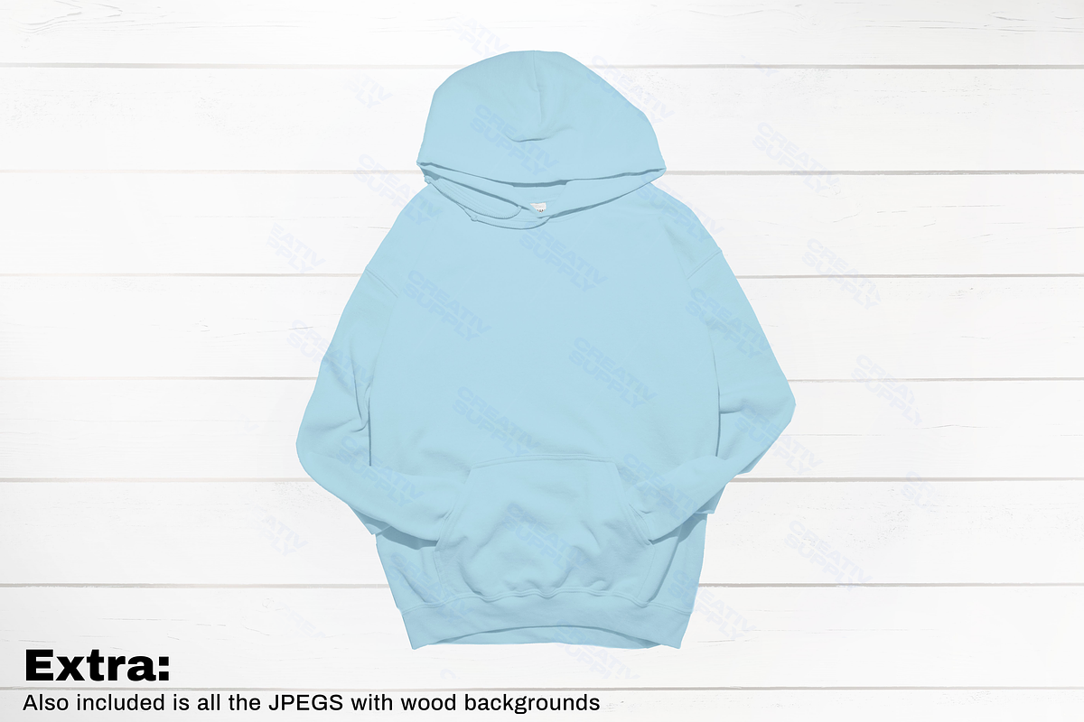 Hoodie Mockups Flat Lay Bundle 18500, a Hoody Mockup by creativsupply (Photo 4 of 5)