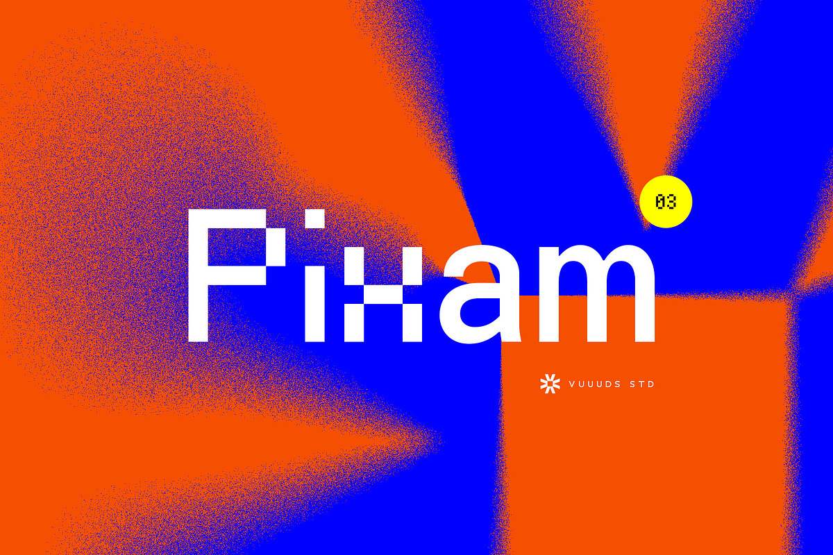 Pixam Font, a Sans Serif Font by vuuuds (Photo 1 of 10)