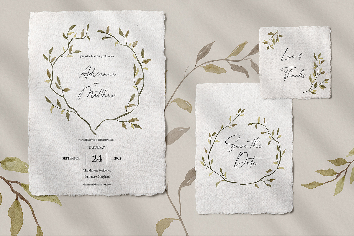 Ardent Elegance - Botanical Set, an Illustration by Backyard Rose (Photo 10 of 13)