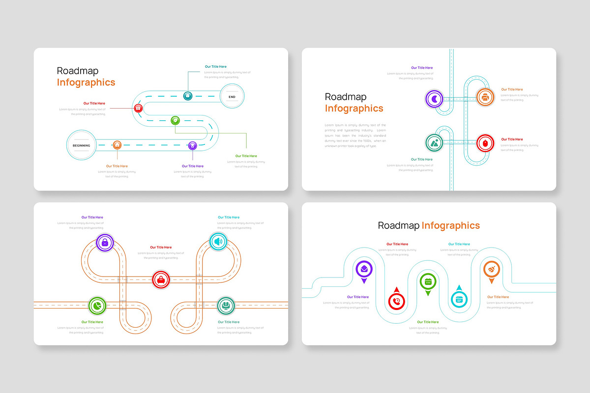Roadmap Infographic Google Slides, a Presentation Template by Premast (Photo 4 of 4)