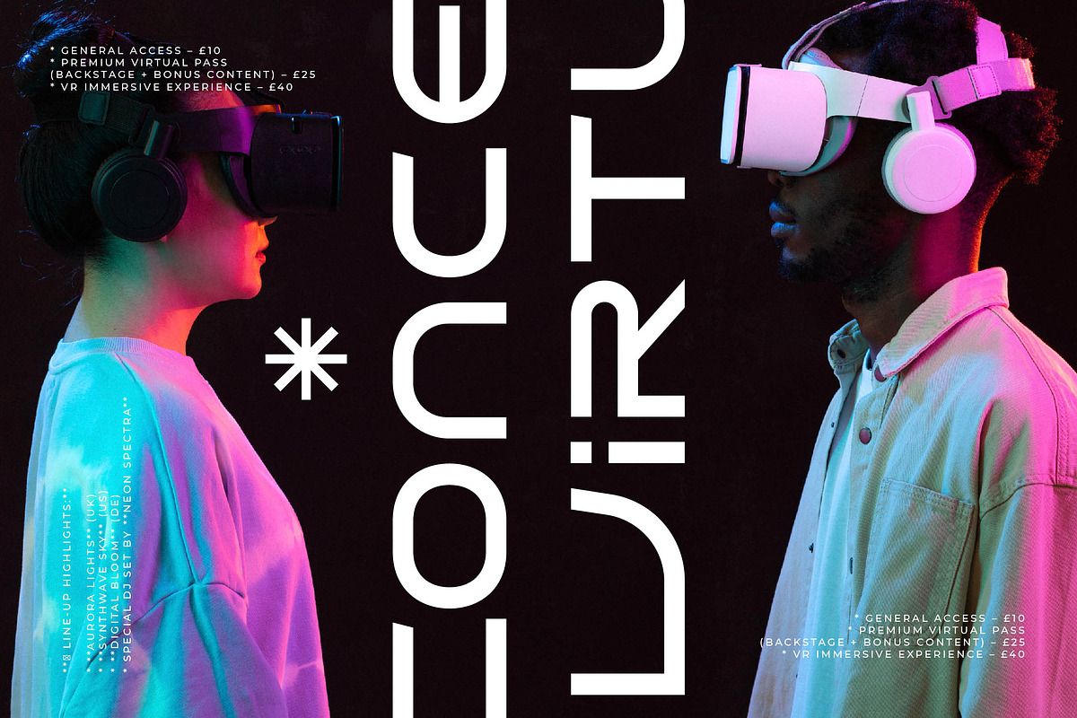 Hyper Vortex Futuristic Display, a Sans Serif Font by timelesstype.co (Photo 17 of 20)