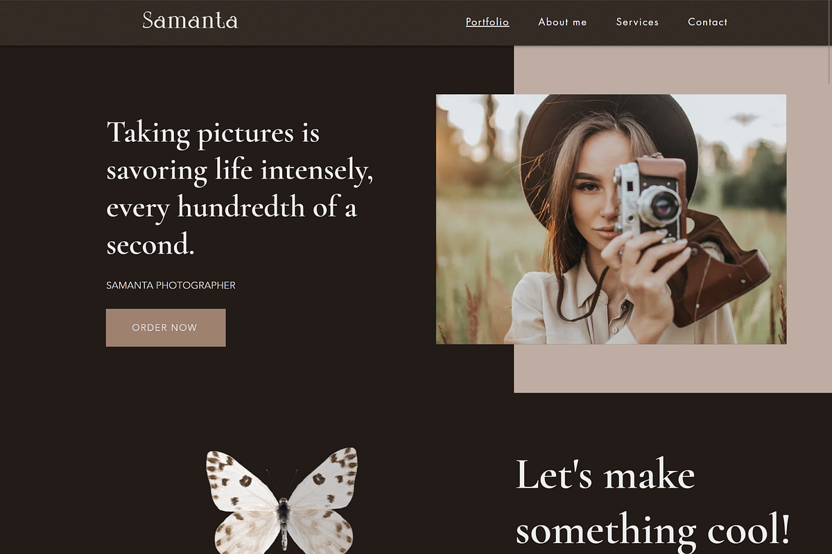 Wix Website Template Photographer, a Wix Template by Wixify Studio (Photo 7 of 12)
