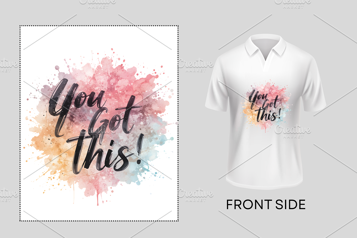 T-Shirt Design You Got This, an Illustration by Creative design (Photo 1 of 2)